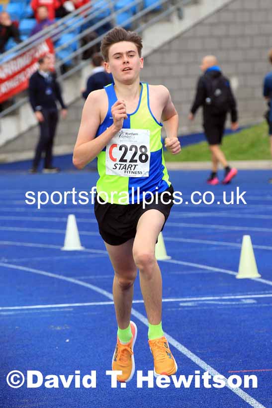 Mens under-17s 2022 Northern Road Relays, SportsCity, Manchester. Photo: David T. Hewitson/Sports for All Pics